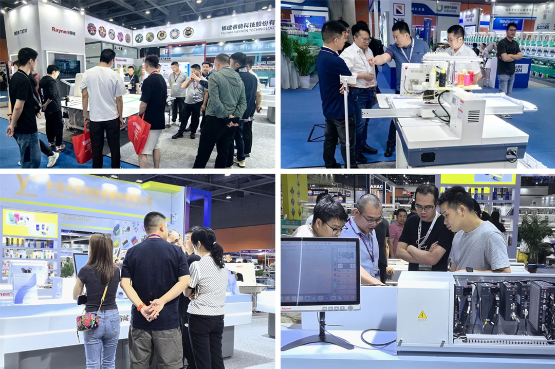 广州纺博会精彩回首|龙8头号玩家科技闪灼纺博会，前沿手艺共塑行业新生态(图1)